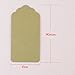 Wedding Brown Retangle Kraft Paper Tag Bonbonniere Favor Gift Tags with Jute Twines (200pcs)