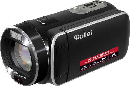 Rollei Movieline SD 23 Camcorder (5 Megapixel, 23-fach optischer Zoom, 7,6 cm (3 Zoll) Display)