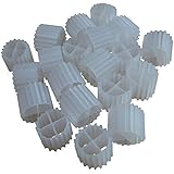 K1 Kaldnes Filter Media Moving Bed Biofilm Reactor (MBBR) for Aquaponics • Aquaculture • Hydroponics • Ponds • Aquariums by Cz Garden Supply (1 Gallon)