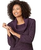 JM Collection Boucl? Cowl-Neck Sweater