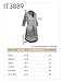 Women's Denim Button Down Belted Shirtdress with Pockets