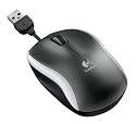 Logitech M125 optische Maus USB schnurgebunden schwarz