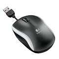 Logitech M125 optische Maus USB schnurgebunden schwarz
