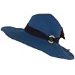 Upf 50+ Sun Beach Shapeable Packable Hat Floppy Blue