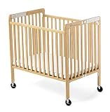 Foundations 73-SS-N2 Little Dreamer Compact-Size Folding Crib - Natural