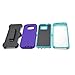 Galaxy S7 Edge Case, Harsel® Defender Series Heavy Duty High Impact Tough Rugged Scratch Resistant Military with Belt Clip Case Cover for Galaxy S7 Edge (Purple Teal)