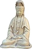 Large Kuan-Yin in meditation-Stone finish
