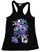 R2D2 Splash Art Starwars Grafitti Juniors Racerback Tank Top