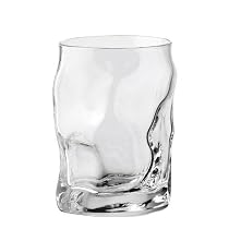 Whiskyglas Sorgente (300ml) in Crashoptik 6 Stück im Set ohne Füllstrich