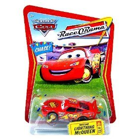 Disney Pixar CARS Movie 1:55 Die Cast Race-O-Rama Package Impound Lightning McQueen by DISENY