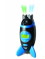 Discovery Kids Rocketship Projection Alarm Clock