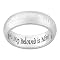 Personalized "My Beloved" Engraved Message Stainless Steel Band