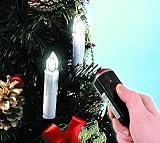 LED-Weihnachtskerzen McShine 'Candle 10' kabellos, 10 Lampen, 1 Fernbedienung