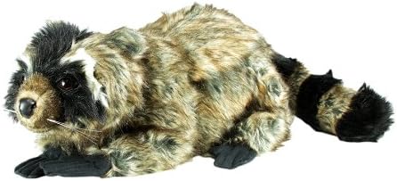 The Hen House 26" Black and Brown Realistic Raccoon Stuffed Animal Hug