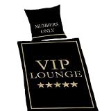 Produkt-Bild: Your Best 445025050 Bettw&auml;sche VIP mit Golddruck, Linon, 80 / 80 und 135 / 200 cm