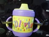 Personalized Sippy Cup Olivia