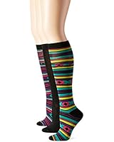 Steve Madden Women's Aztec Stripe Knee High Socks 3-Pack