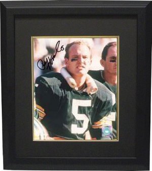 Paul Hornung Autographed/Hand Signed Green Bay Packers 8x10 Photo Custom Framed