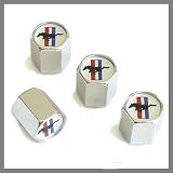 Ford Mustang Logo Chrome Tire Stem Valve Caps