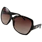 Michael Kors Sunglasses 2631, Tortoise Frame/ Fade Brown Lenses/ Gold Detail