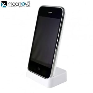 Charge & Sync Dock for iPhone 3G/3GS with audio out + Sync & Charge USB Cable (white)