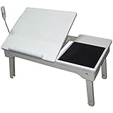 My Place Laptop Table Notebook Workstation - White