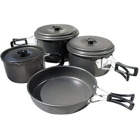 Chinook Trekker Hard Anodized 7 Piece Cookset