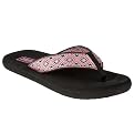 Women's Mossimo Supply Co. Lakia Flip Flops - Black/Pink