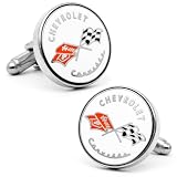 Officially licensed by General Motors Vintage Chevy Corvette Logo Cufflinks Cuff Links