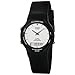 Casio Men's Classic AW43-7E1V Black Resin Quartz Watch with White Dial