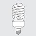 Compact Fluorescent 42 Watt Spiral, 150 Watt Equivalent, 5100K Full Spectrum