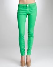 Signature Stretch Color Skinny Ankle Jean large image