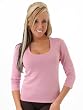 Sale Beautiful Pink Sweater NYC Designer Silk Blend Sizes M or L