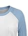 RubyK Womens Lightweight Round Neck 3/4 Sleeve Raglan Baseball T Shirt
