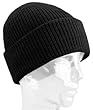 WIGWAM MILLS INC F4707-052-OS WORSTED WOOL WATCH CAP - BLACK
