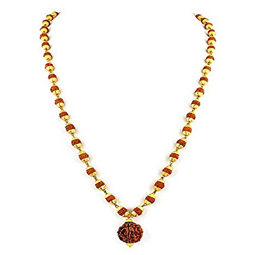 Original and Natural Panch Mukhi Rudraksha Mala