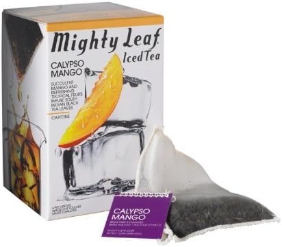 Mighty Leaf Calypso Iced Tea, Mango, 4 Count