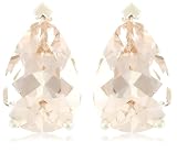 14k White Gold 9x6mm Morganite Pear Cut Stud Earrings