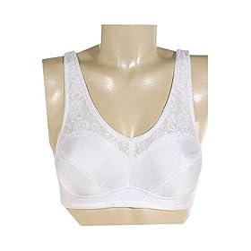 Breezies Lace Trim Support Bra with Patented Ultimair Lining RETAIL VALUE $34 As Seen on Tv Shopping Channel SIZES 34b-40dd
