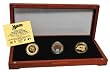 MLB FLA FLORIDA MARLINS 24kt Gold and Infield Dirt 3 Coin Set