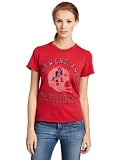 NFL Women's New England Patriots Heather Vintage Short Sleeve Crew