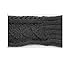 Senchanting Lady Winter Long Stretch Weave Knit Arm Warmer Fingerless Hollow Out Gloves (Dark Grey)