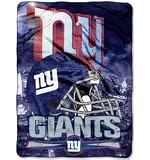 New York Giants 60x80 Royal Plush Raschel Throw Blanket - Aggression Style