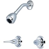 Olympia Faucets P-1252 Two Handle Shower Set, Chrome Finish [並行輸入品]