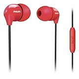 Philips SHE3575BK/28 In-Ear Headset (Red)