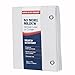 Zenna Home Clear Shower Curtain Liner, Heavyweight Semi-Sheer Liner for Showers and Bathtubs with Rustproof Grommets, 10-Gauge Vinyl, 72 x 72 Inches, White