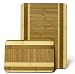 Mango Leaf 17007 Bamboo Cutting Board with Racing Stripesm, Set of 2