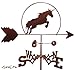 Hand Made UNICORN HORSE GARDEN Stake Weathervane ~NEW~