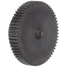 SmallParts Spur Gear, 20 Degree Pressure Angle, Carbon Steel, Inch