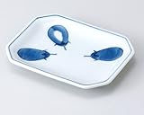 茄子のり皿 【美濃焼　和皿】